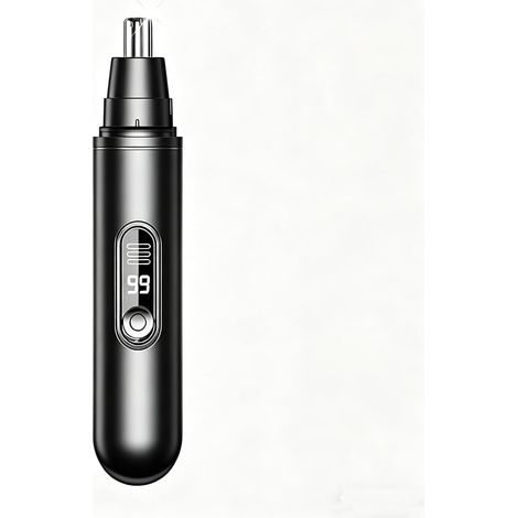 Tondeuse à poils de nez électrique, écran LED, tondeuse à poils de nez portable et rechargeable par USB, unisexe.
