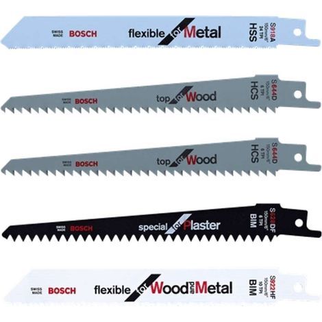 Lame in legno/plastica/metallo per potatore Keo BOSCH - 5 pezzi - F016800307