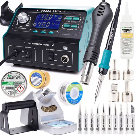 Kit stazione saldante Yihua 992D + 10 punte