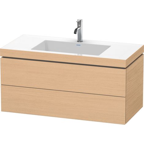 Duravit L-Cube c-bonded Set wandhängend, 2 Schubkästen, ohne (1/2)