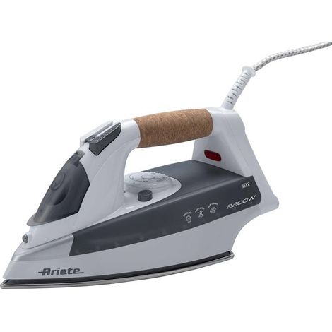 Ariete 6232 Trocken- & Dampfbügeleisen Edelstahl-Bügelsohle Grau 2200 W (1/2)