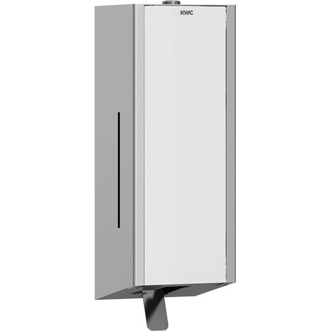 KWC AR Schaumseifenspender, EXOS, Edelstahl,  AP, 120x326x120 mm, Front ESG weiß