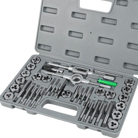 Jeu de tarauds 40 pièces, outil de perçage pour filetage, jeu de tarauds (1/5)