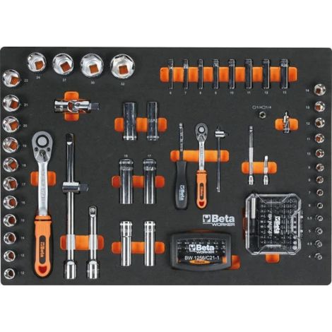 Beta BW MC04-2 Termoformato morbido con assortimento 137 Pz.
