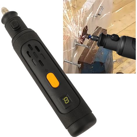67PCS iDM-800TD Mini Meuleuse 8V, Polisseuse Portable à Batterie Lithium, Outil de Gravure Électrique Rechargeable Portable pour Bricolage (1/5)