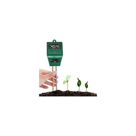 Testeur de Sol 3 en 1 PH Solide, Lumière et Testeur de pH Acidité,Soil Moisture Tester Sensor Kit,pour Fleurs/Herbe/Plante/Jardin/Ferme/pelouse (Pas Besoin de Batterie) (1/4)