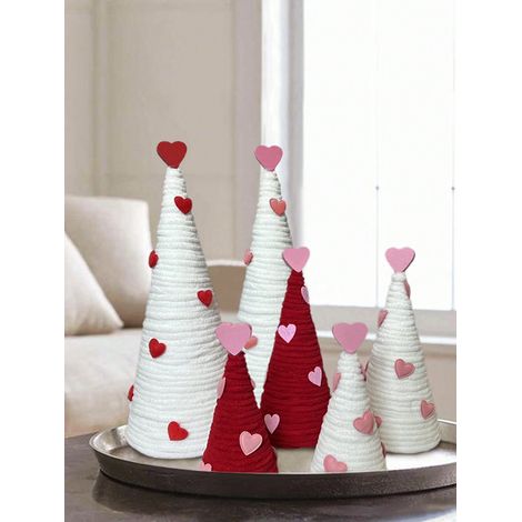 12 15 20cm - 3 pièces Arbre d'amour romantique pour la Saint-Valentin, décoration de table. Décoration en forme de cœur, pour proposition, mariage, fête, maison. Meilleurs cadeaux, cadeau pour la Sain (1/4)