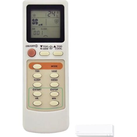 Convient pour la télécommande de climatiseur Mitsubishi MSD 09NV H1 et le téléviseur MSD 09NV. (1/5)