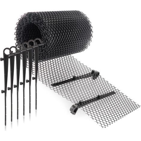 Ensemble de Protection de gouttière 16CM6M, Stable avec 15 Clips (1/4)