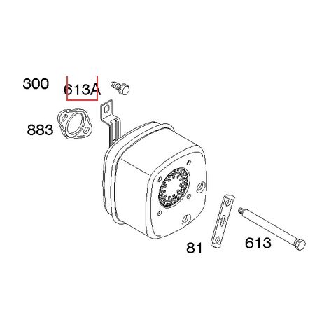 Vite originale motore rasaerba tagliaerba tosaerba BRIGGS & STRATTON 691678