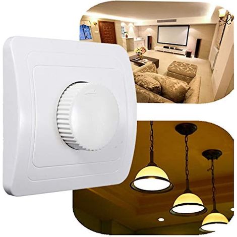Variateur rotatif LED pour contrôle de la luminosité des ampoules LED et de toutes les ampoules halogènes (1/4)