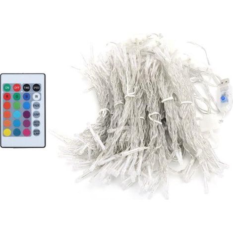 Clé USB 3m 200 LED pour jardin avec contrôle de jardin KLB (1/5)