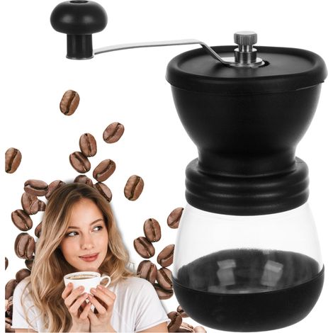 Molinillo de caf茅 manual para moler especias, pimienta y hierbas, resistente y duradero. (1/5)