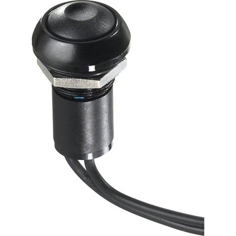 APEM IPR5FAD2 IP Series Pulsante 12 V/DC 4 A 1 x On / (Off) Momentaneo (Ø x A) 12 mm x 20 mm IP69K 1 pz.