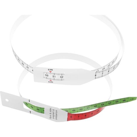 Mètre ruban tour de tête, plastique, 2 pièces, pour vêtements (1/5)
