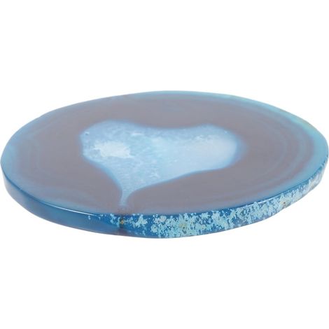 Dessous de verre en plaque d'agate naturelle polie, décoration intérieure, dessous de tasse. (1/5)