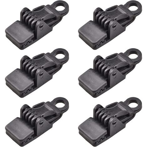 Pack de clips de bâche verrouillables robustes, nouveau design de verrouillage à pression, clips de tente, clips de camping (1/5)