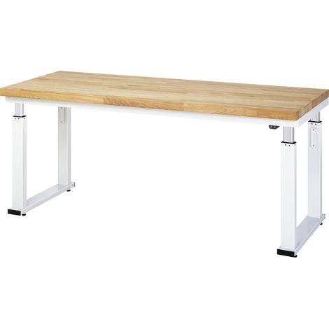STIER Elektrisch Höhenverstellbare Werkbank Premium BxTxH 2000x700x740-1140 mm (1/4)