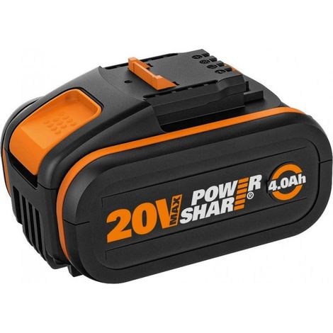Batterie lithium-ion 20V 4.0Ah – Haute capacité 4000mAh – Compatible avec appareils Worx – Autodécharge faible (1/5)