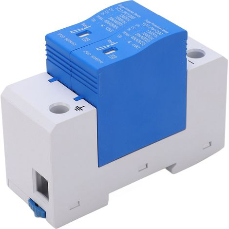 Parafoudre CC avec alarme, conception modulaire, installation sur rail, dispositif de protection 2P 1300V 40kA (1/5)