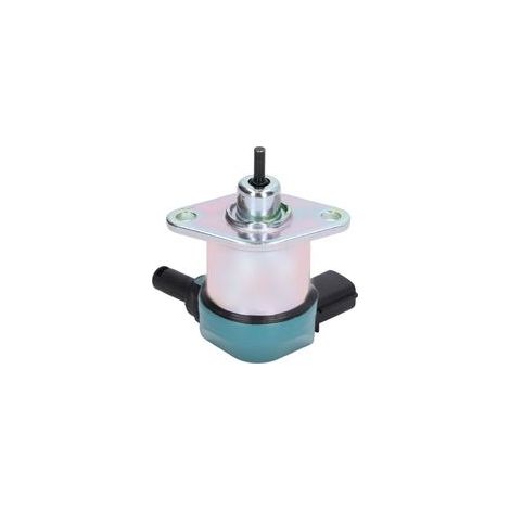 Jeffergarden Solénoïde d'arrêt de carburant 12V 17208-60015 17208-60010, fer de remplacement pour Kubota D1105 V1205 V1305 (1/4)
