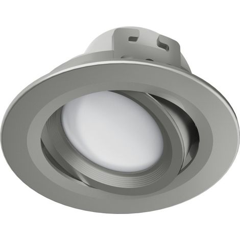 SPOT ENCASTRABLE LED WIFI, 5W, COMM. VOC./APPLI, RÉGL., NICKEL SATINÉ HAMA (1/5)