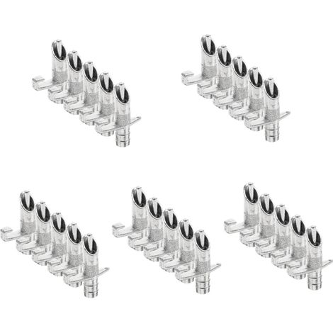 25pièces Distributeurs Automatiques Eau Pour Lapins Buses De Nourriture Inoxydable Pour Élevage De Rongeurs Système De Distribution Eau Pratique Et Économique (1/5)
