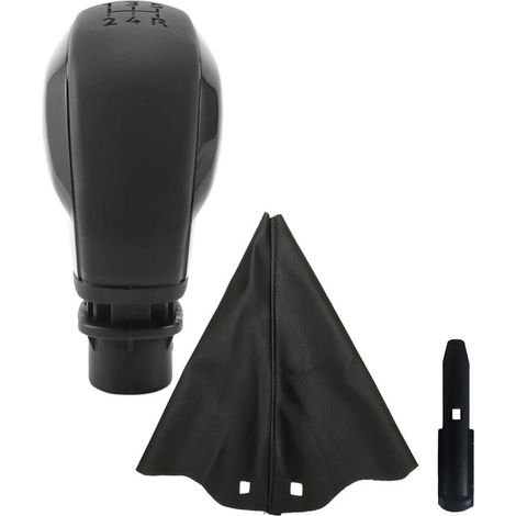 Pommeau de levier de vitesse manuel à 5 vitesses pour Peugeot 208 301 2008 308 pour Citroën C2/C3/C4/C-Elysee (tête + couvre-coffre) (1/5)