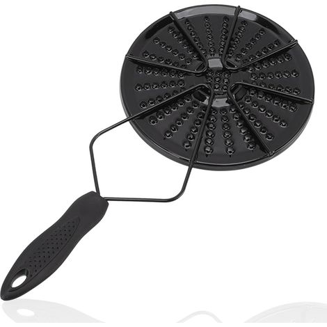 Diffusore di calore per fornello a gas, piastra diffusore di calore in ghisa, piano cottura a induzione con maniglia, diffusore di calore per fornello a gas, diffusore di calore, riduttore di fiamma, 