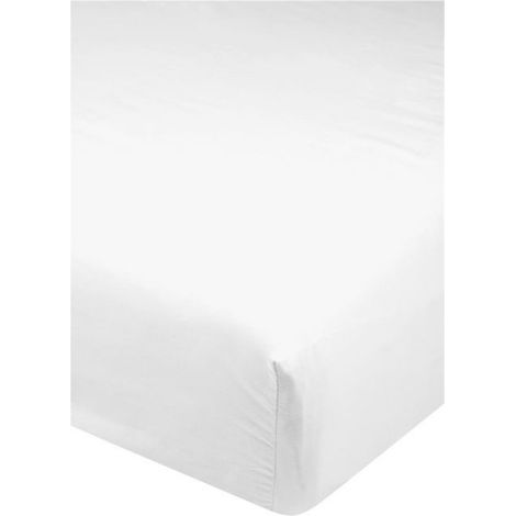 Drap housse 140 x 200 cm Cocon blanc (1/3)