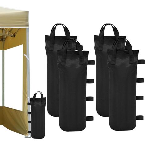 Poids pour Tonnelle 4 PCS, Tissu Oxford 800d Sac de Sable pour Parasol Pied de Tonnelle Sac Lestage pour Tonnelle pour Tente Pop-up, Auvent ou Parasol (1/5)