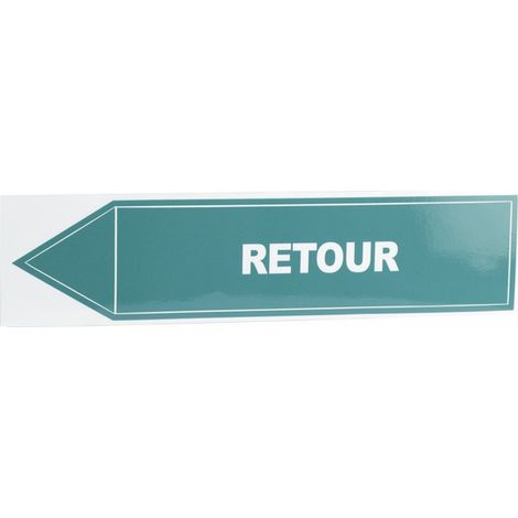 Étiquette souple adhésive retour (X 10) - DIFF