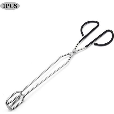 Pince à ciseaux extra longue de 41 cm en acier inoxydable pour barbecue. ustensiles de cuisine (1/5)
