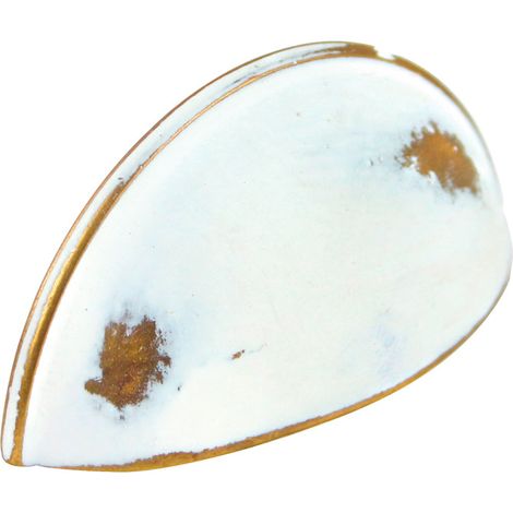 Concha 55 mm Modelo Antique Decape Blanco (1/2)
