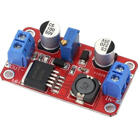 DC-DC Step-Up-Netzmodul, Eingangsspannung 3,3V-35V, Ausgangsstrom 5A, einstellbare Ausgangsspannung 5V-24V, hohe Effizienz bis zu 96%, Abmessungen (1/5)