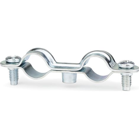 AB-D6 Z - COLLARE DOPPIO M6 ZINCATO 15 ( 50 pz.)