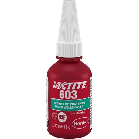 LOCTITE 603 10ml vert haute résistance produit de fixation pour roulement haute résistance - Loctite