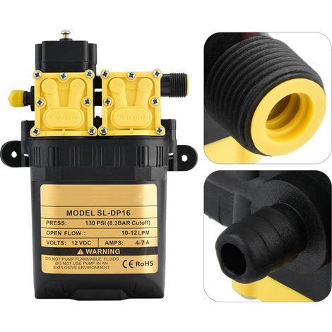Pompe à eau électrique agricole haute pression 12 V pour pulvérisateur (1/5)
