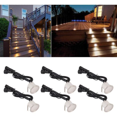 Projecteur LED étanche pour terrasse, éclairage paysager de place, éclairage de panneau lumineux pour armoire, éclairage décoratif d'angle, spot encastré au sol, norme européenne. (1/5)