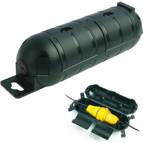 Boîte de Rangement étanche IP44 pour câble de Jardin,Boite Etanche Electrique Exterieur,Protection extérieure - Boîte Étanche,pour rallonge, Prises de Jardin, Outil électriquer (1/5)