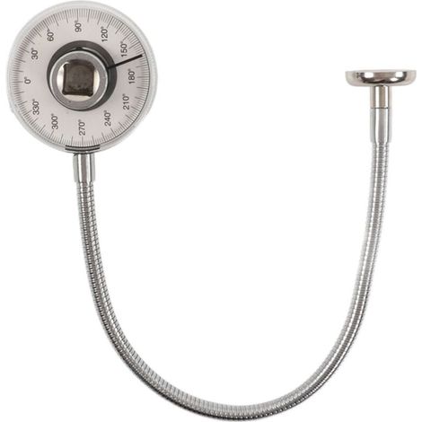 Compteur d\'Angle de Torsion Jauge d\'Angle de Clé Acier Inoxydable Outil de Mesure Professionnel pour Automobile (1/4)