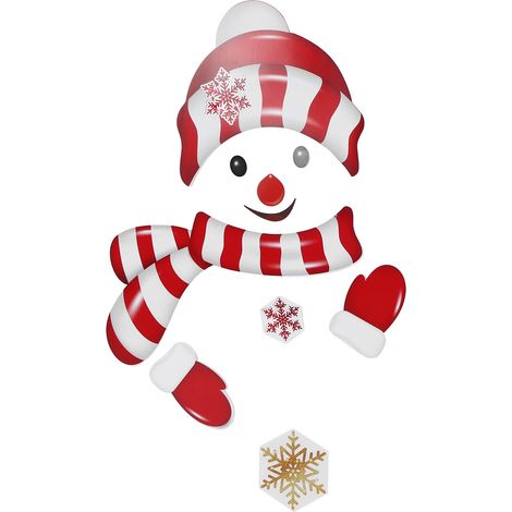 Weihnachts-Kühlschrankaufkleber – Lustige und wasserfeste Dekorationen für Garagentor oder Kühlschrank (1/5)