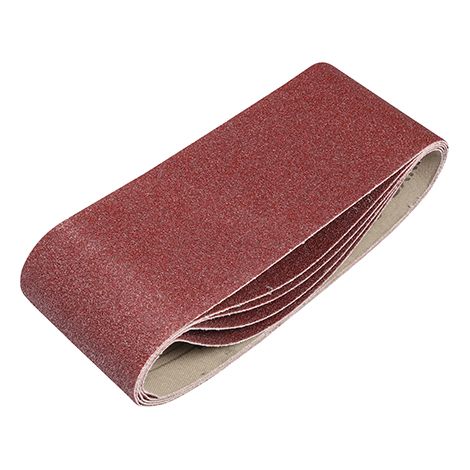 TIMCO Sanding Belts 120 Grit Red - 75 x 457mm