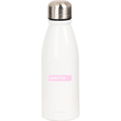 Botella de Agua Safta Blanco 500 ml (1/2)