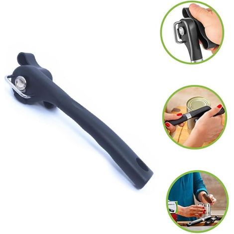 Lntyq Ouvre-Boîtes Manuels – Ouvre Boite de Conserve, Design Ergonomique Antidérapant Avec Bord Lisse, Ouvre-Boîte Qui ne Touche pas les Aliments (1/5)
