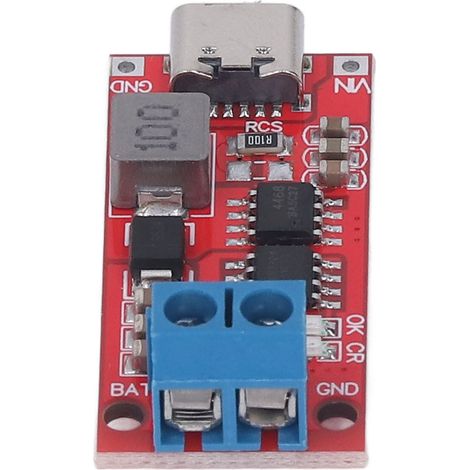 18650 Lithium-Akku-Ladegerät Modul Typ C Automatisches Lade-PCB 4S Boost-Modul DC 3–6 V bis 16,8 V Eingangsstrom 1 A Ladestrom 0,28 A (1/5)