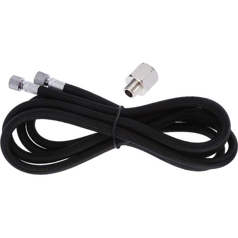 1.8M EVA Tressé Tuyau D'aérographe Tuyau d'air Aérographe 1/8 "-1/4" Adaptateur Raccord Raccord Extrémités (1/5)