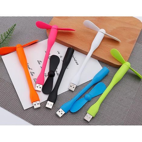 lot De 6 Mini Ventilateur Usb Portable Flexible Cooler Ventilateur De Refroidissement Pour Ordinateur Pc Portable Power Bank (1/5)