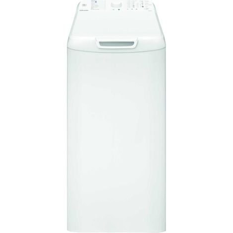 Lave-linge top 5,5 kg – Essorage variable 1200 tr/min – 9 programmes – Tambour inox 42 L – VLT1255W2 – Vedette (1/7)