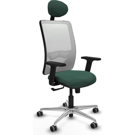 Chaise de bureau piqueras y crespo Zulema noir mousse épaisse (1/2)